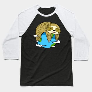 Sloth World Baseball T-Shirt